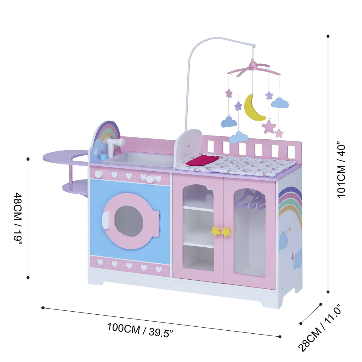 6 in 1 Baby Doll Changing Station