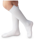 Jefferies Socks Classic White Nylon Knee High Socks 1 Pair