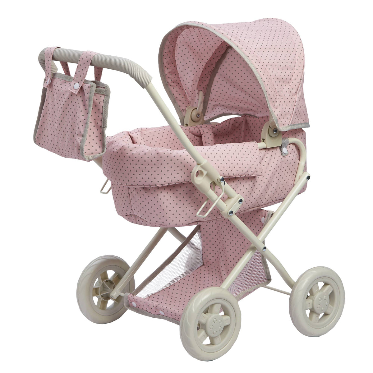 Polka Dots Princess Baby Doll Big Stroller