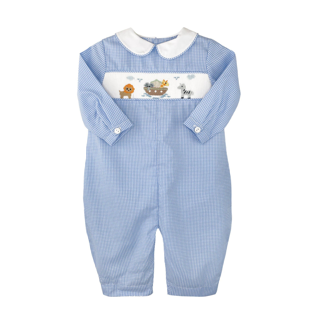 Noah's Ark Longall with Hand Picture Smocking