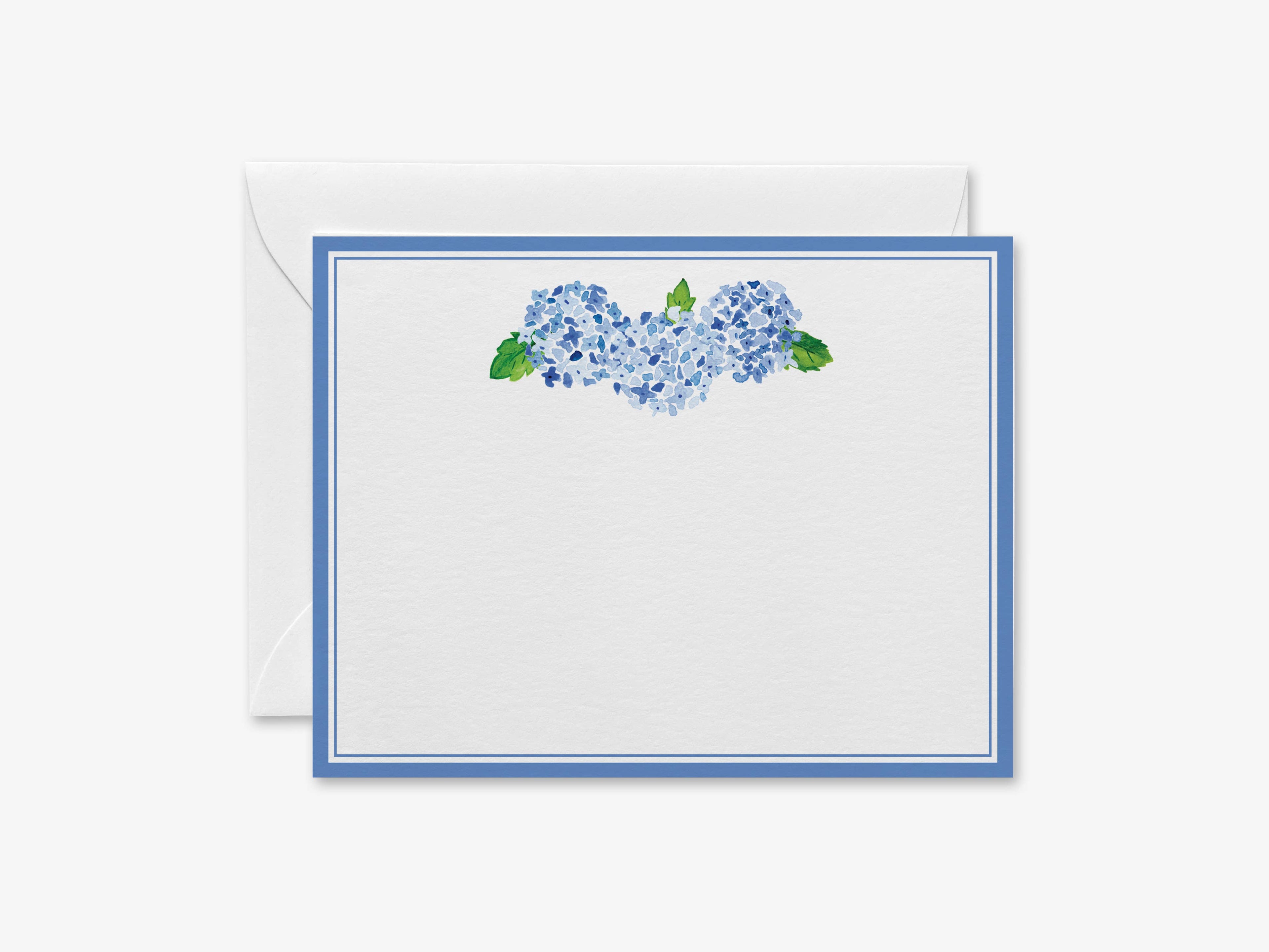 Hydrangea Flat Notecard