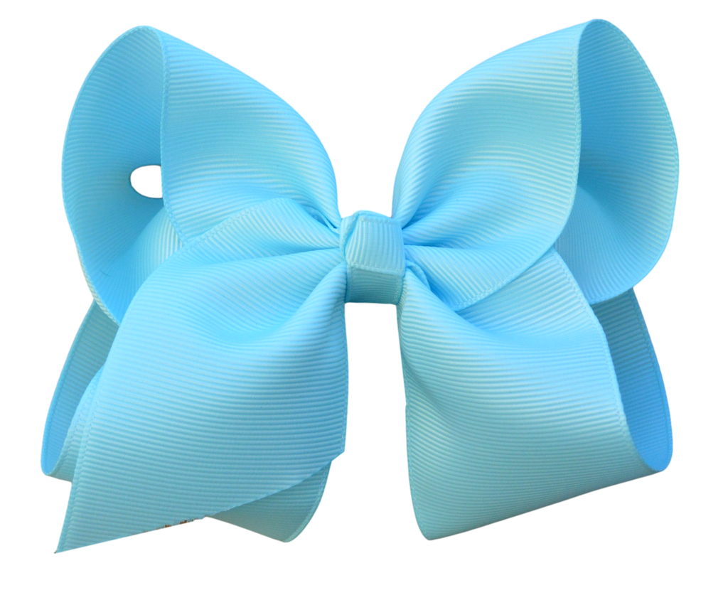 4 inch Solid Grosgrain Bow