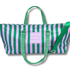 MAHJONG TOTE BAG  |  Wide with Zipper Closure