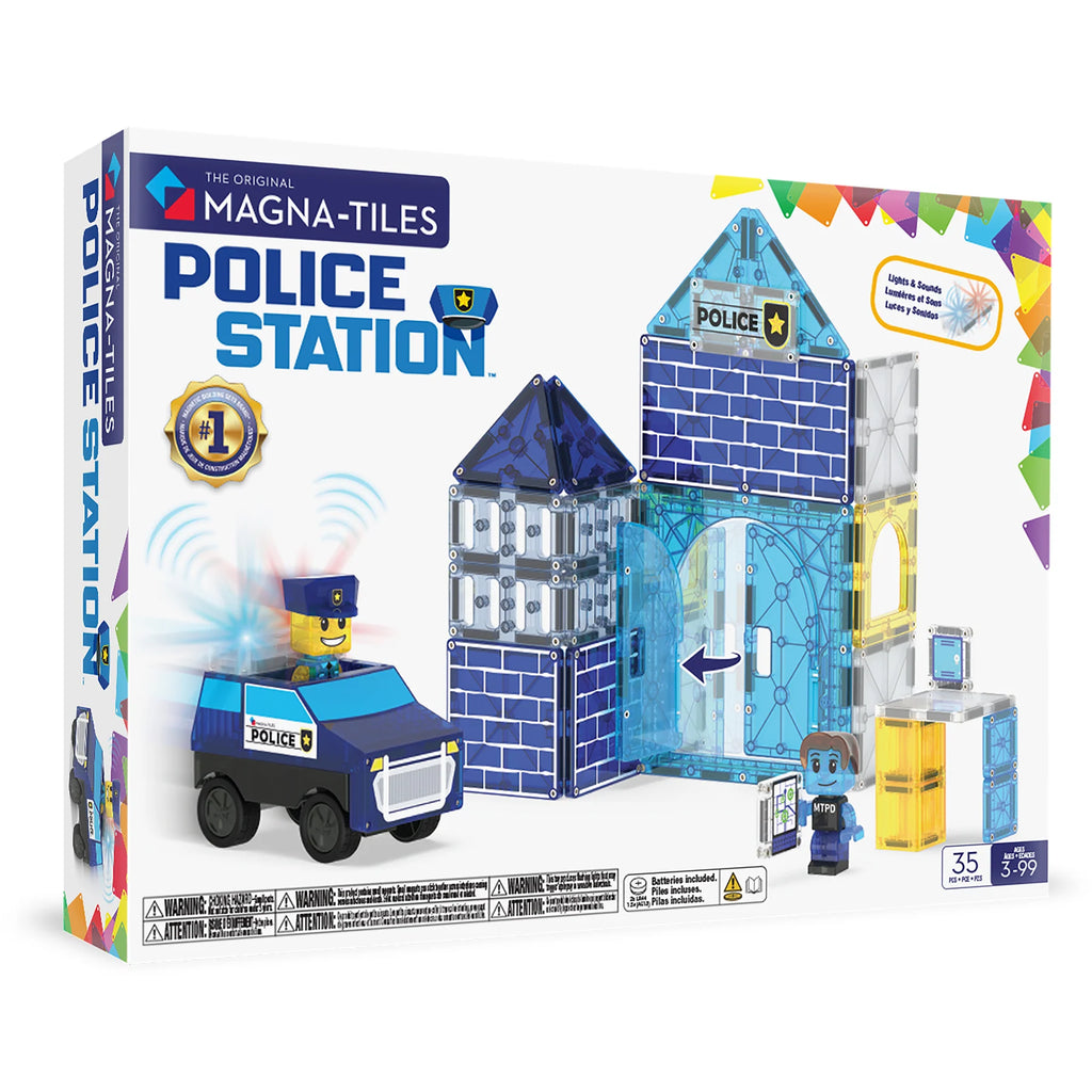 Magna Tiles- Police Station 35 pc Set