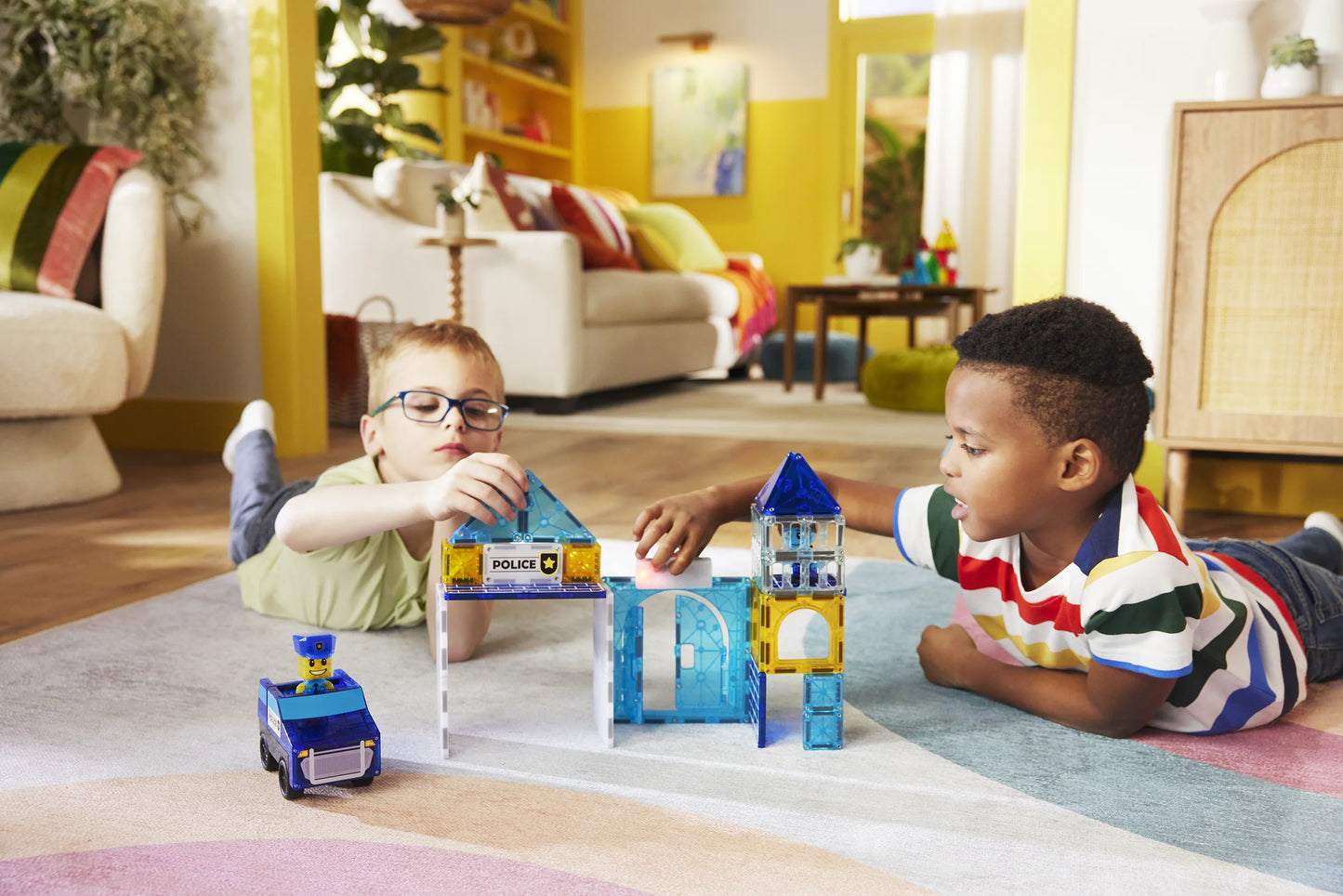 Magna Tiles- Police Station 35 pc Set