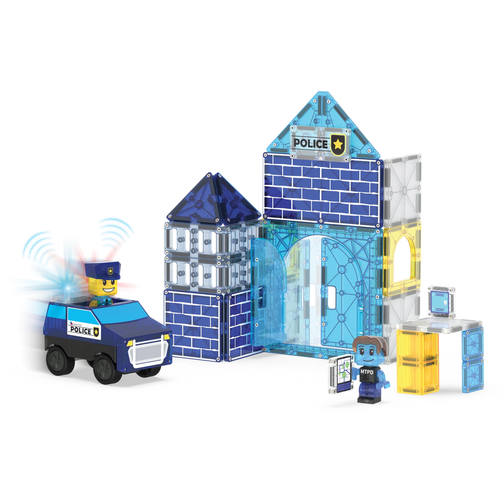 Magna Tiles- Police Station 35 pc Set