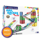 Magna Tiles- Rail Racers Deluxe 90 Pc Set