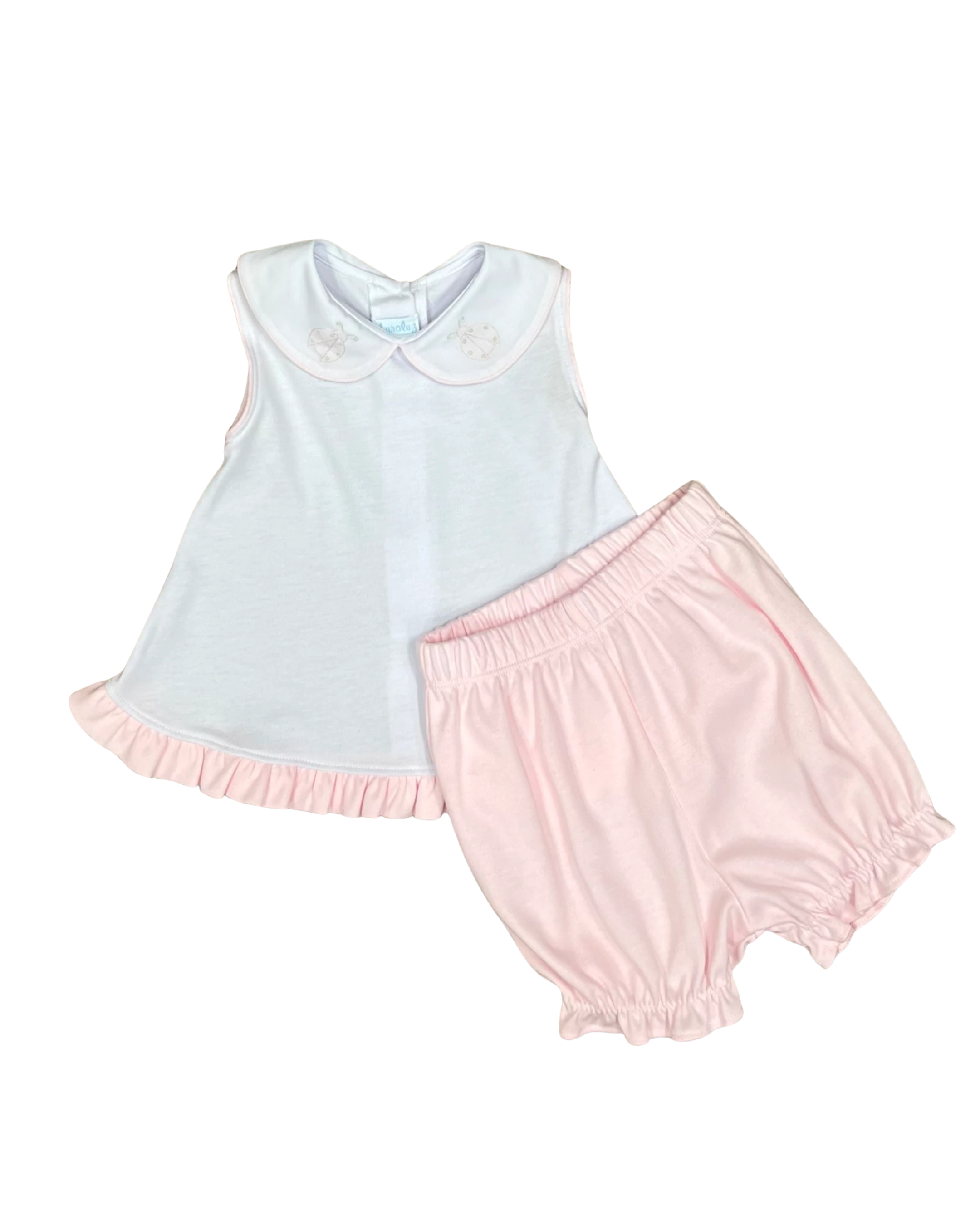 Ladybug Pink and White Set