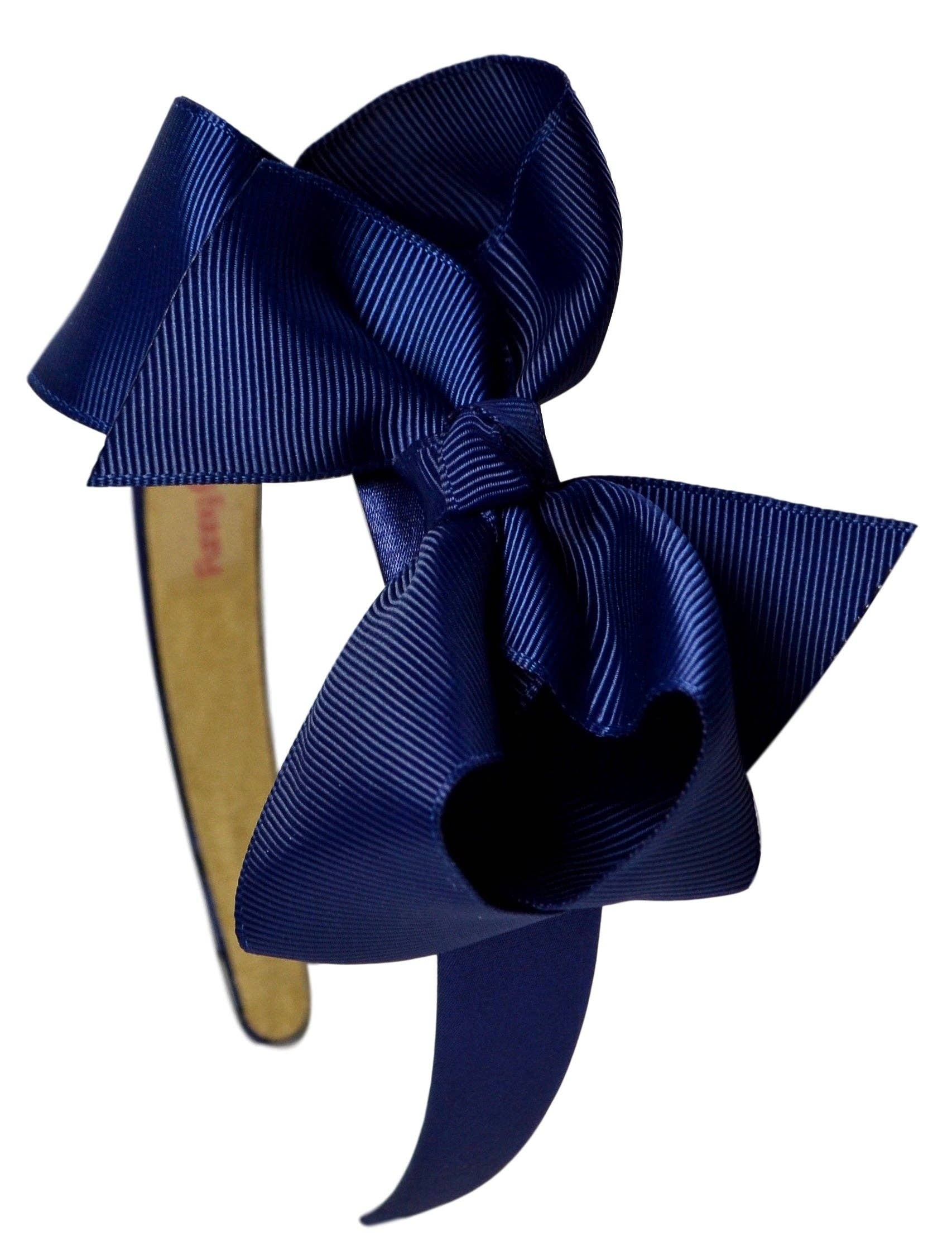 Satin Arch Boutique Bow Headband for Toddlers and Girls