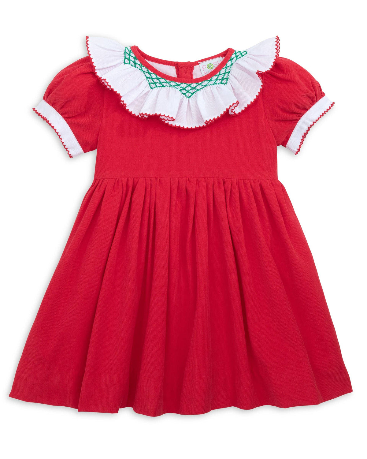 Mistletoe Moments Smocked Corduroy Dress