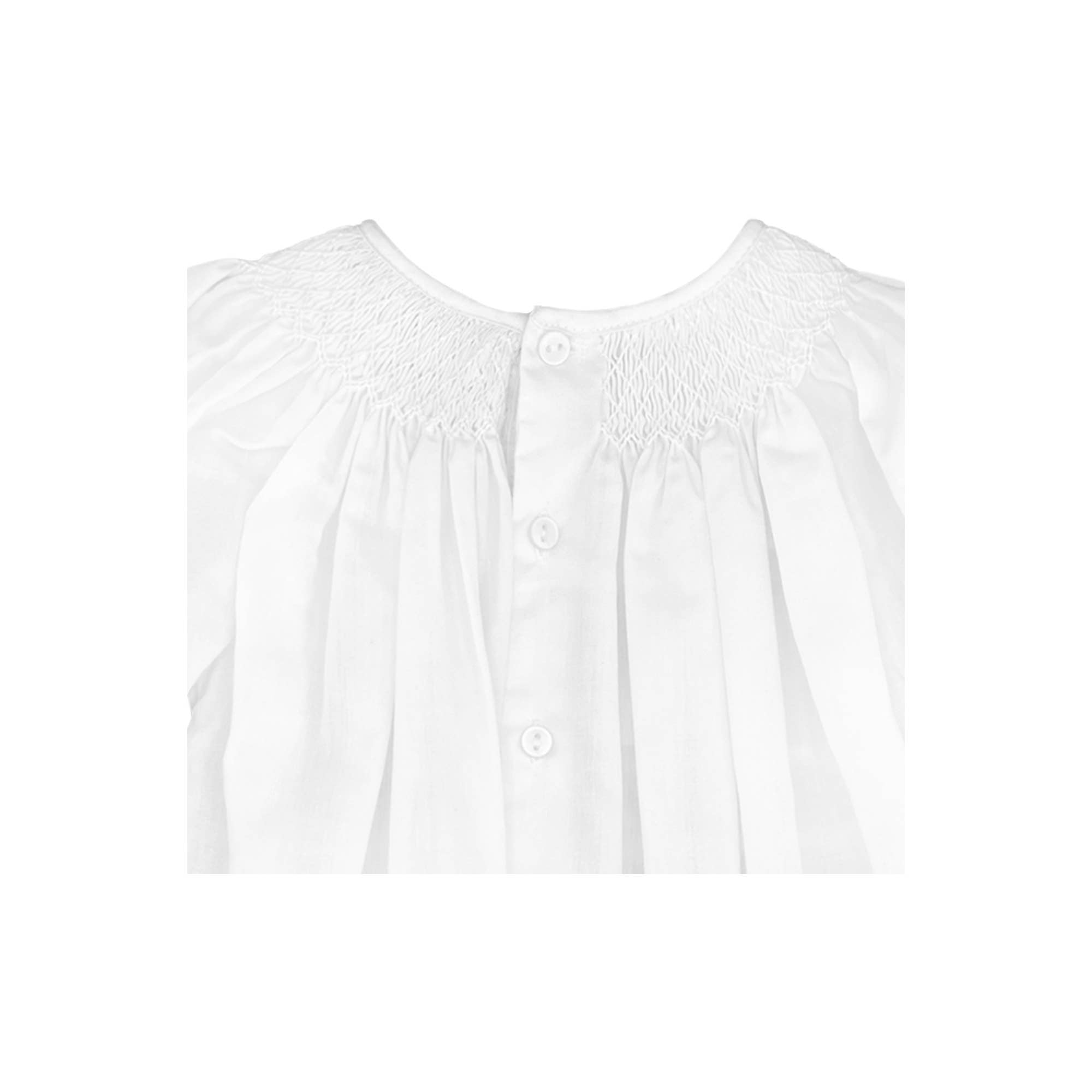 Smocked Daygown with Raglan Embroidery