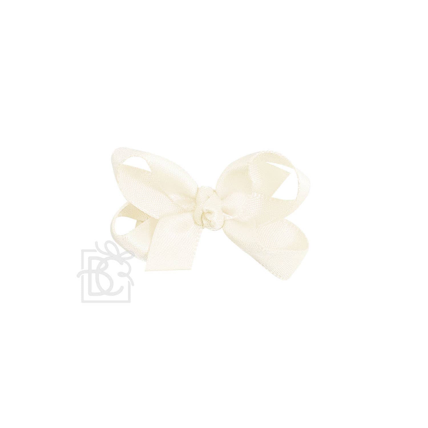 SATIN BOW ON CLIP