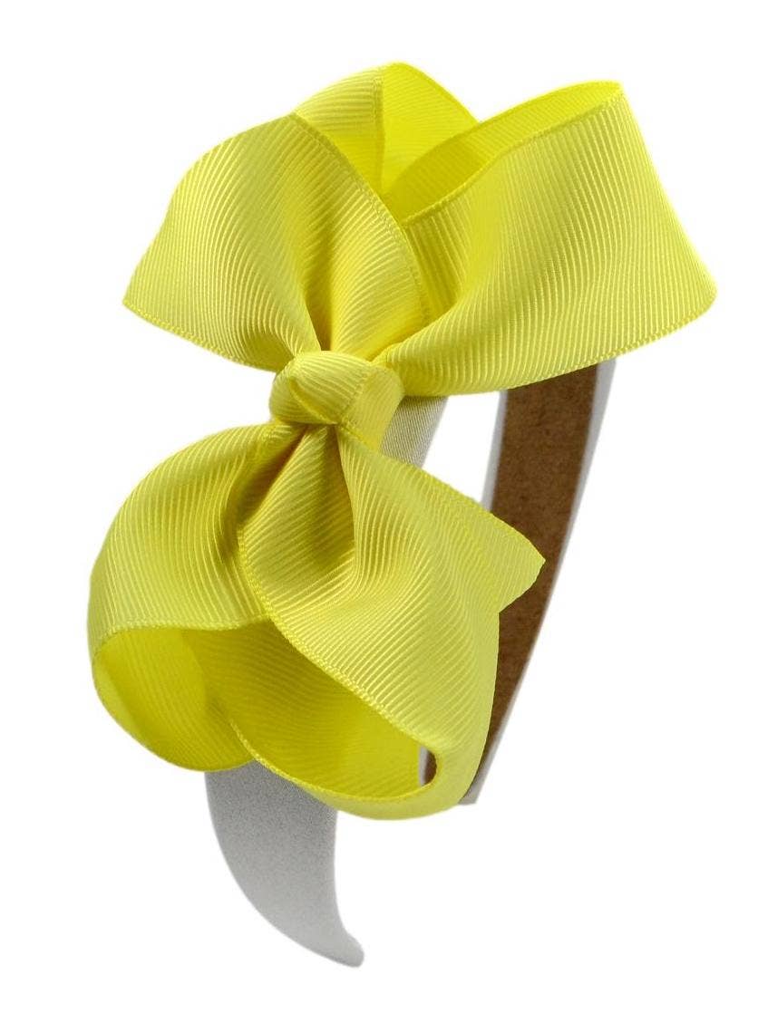Satin Arch Boutique Bow Headband for Toddlers and Girls