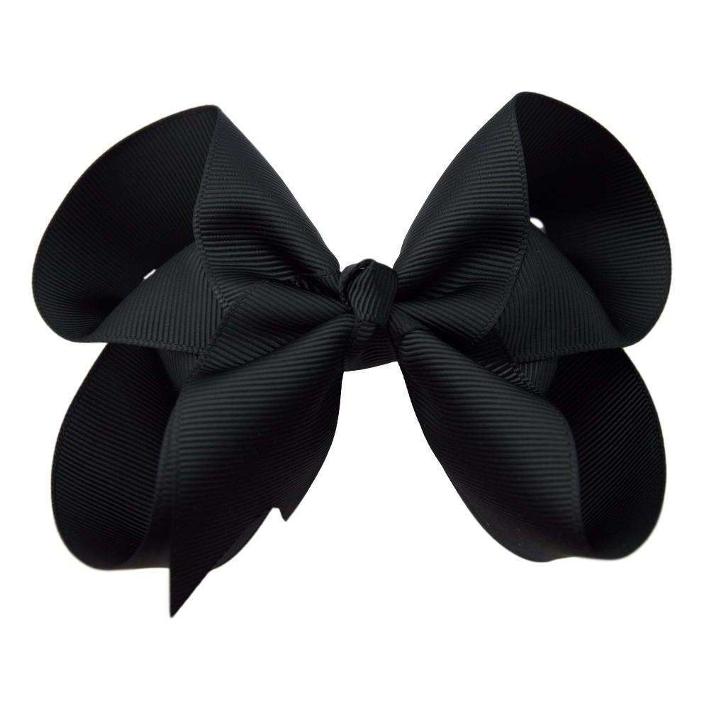 4 inch Solid Grosgrain Bow