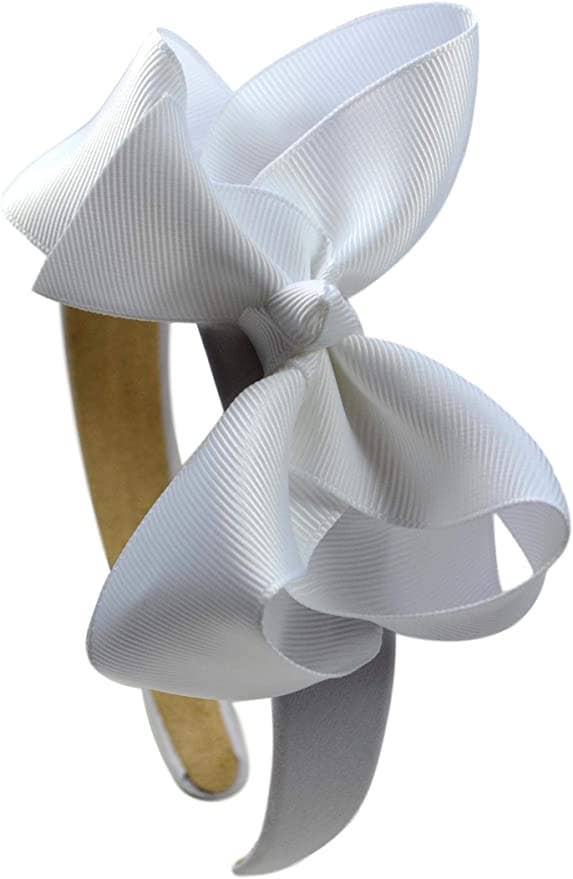 Satin Arch Boutique Bow Headband for Toddlers and Girls
