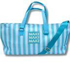 MAHJONG TOTE BAG  |  Wide with Zipper Closure