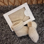 HANDKNITTED BABY SOCKS - GIFT BOX