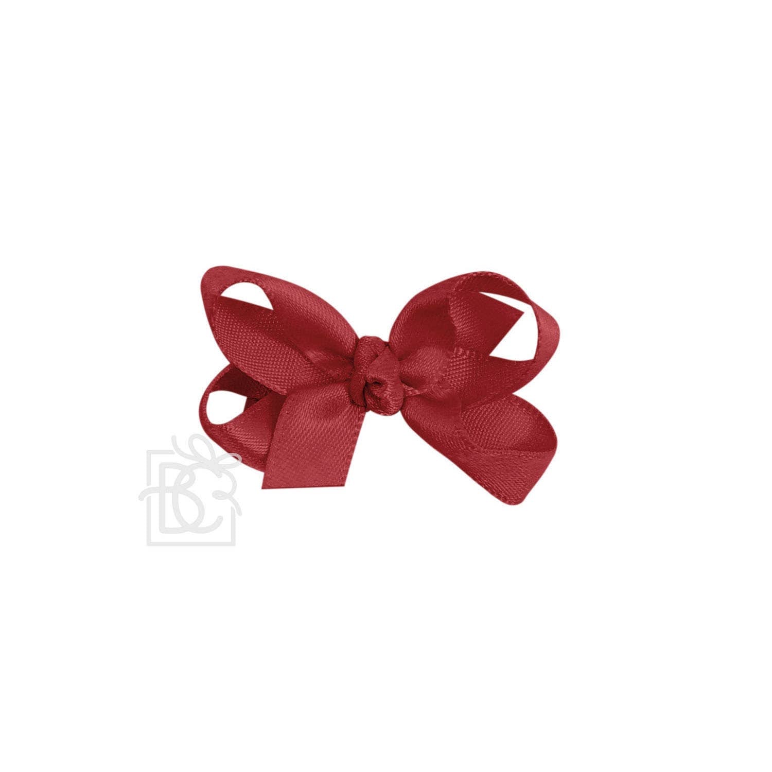 SATIN BOW ON CLIP