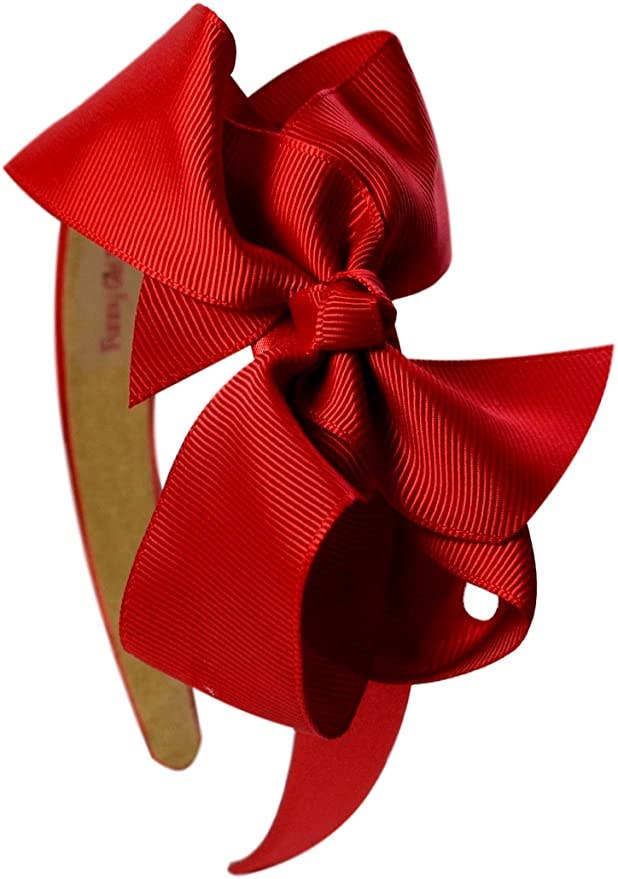 Satin Arch Boutique Bow Headband for Toddlers and Girls