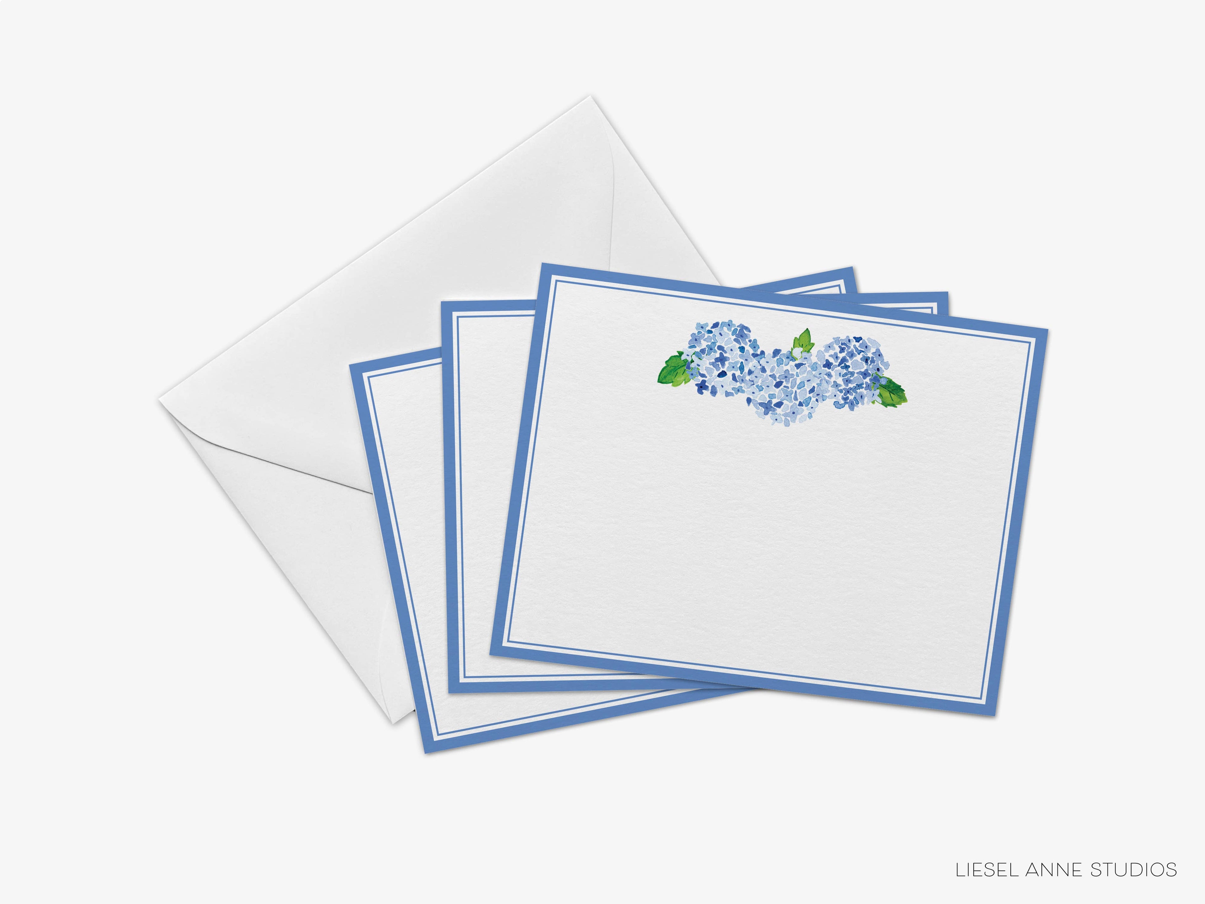 Hydrangea Flat Notecard