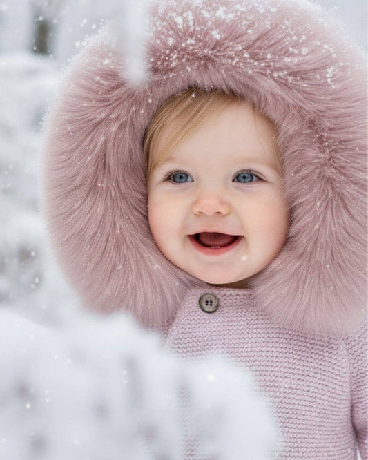Knit Jacket with Removable Faux Fur