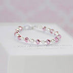 Twinkling Pink & Crystals Pretty Bracelet
