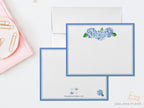 Hydrangea Flat Notecards [Sets of 8]