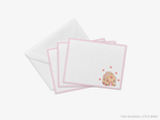 Gingerbread House Holiday Flat Notecard