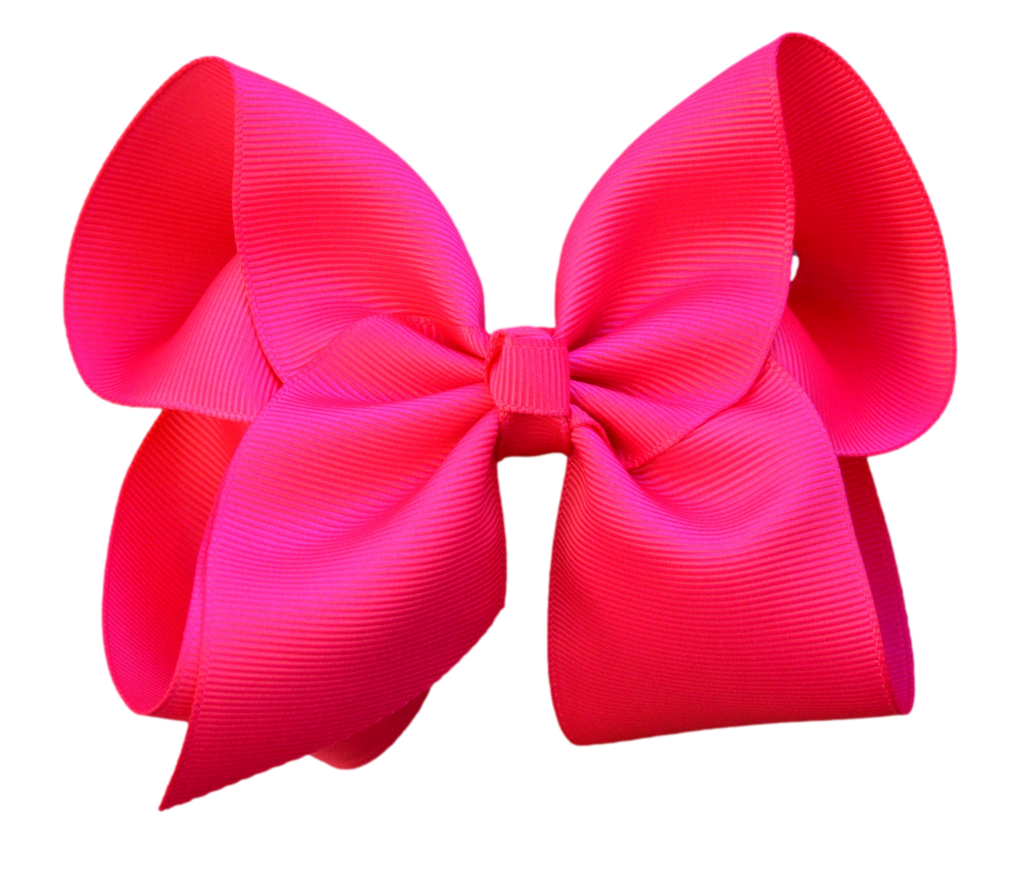 4 inch Solid Grosgrain Bow