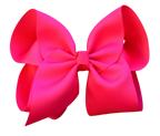 4 inch Solid Grosgrain Bow