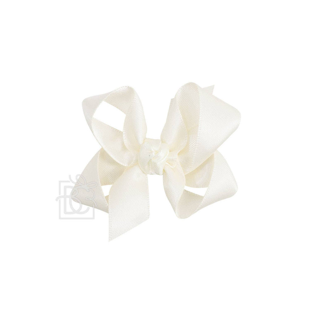 SATIN BOW ON CLIP