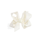 SATIN BOW ON CLIP