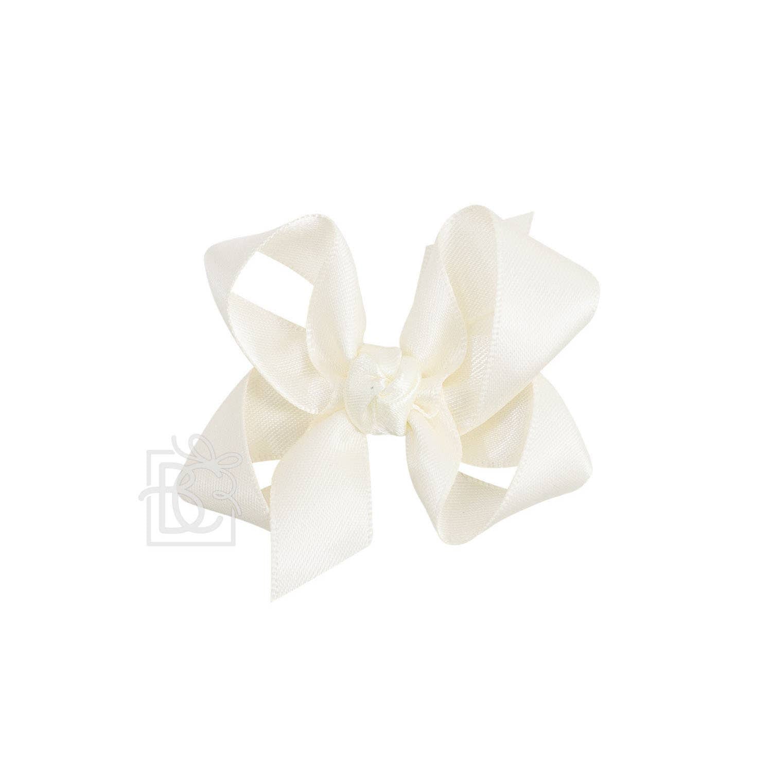 SATIN BOW ON CLIP