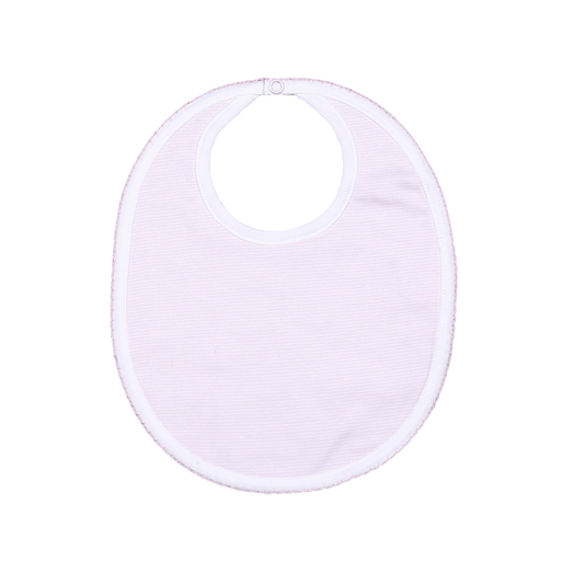 Pink Stripes Bib
