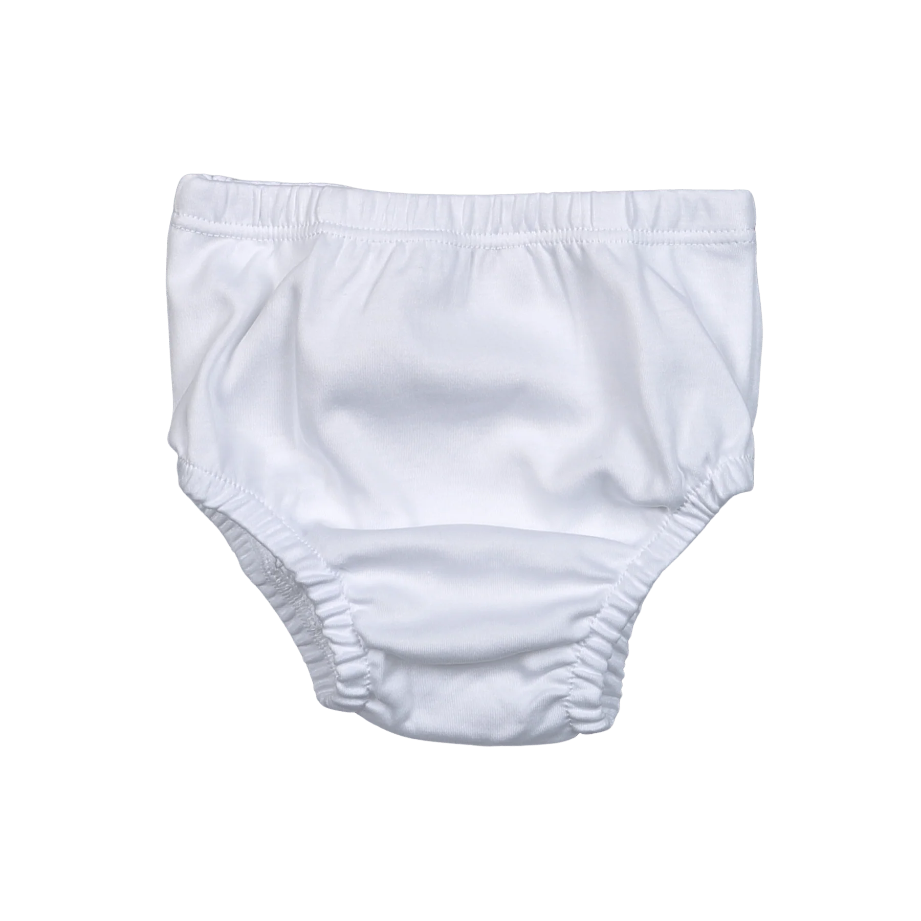 White Pima Diaper Cover