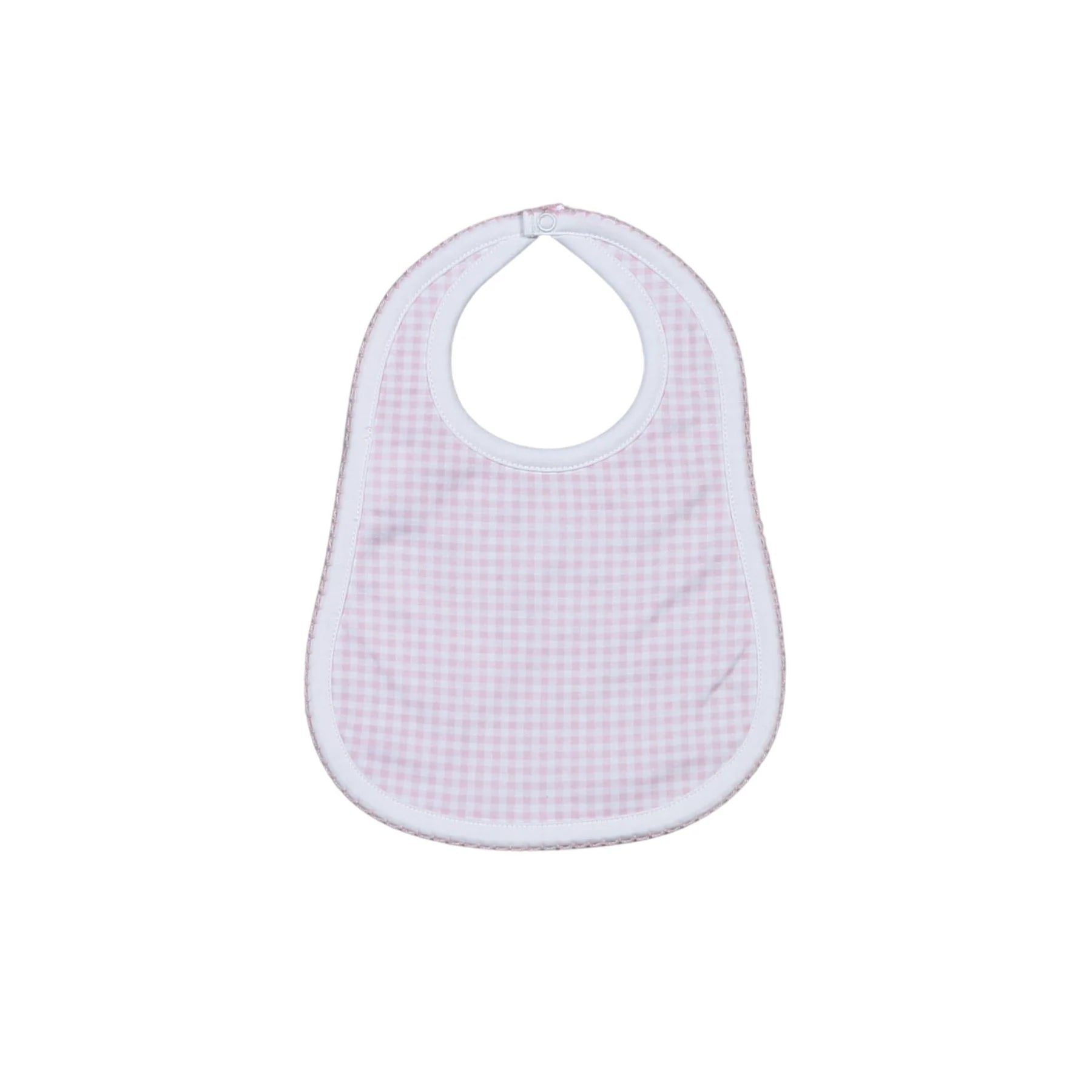 Pink Gingham Bib