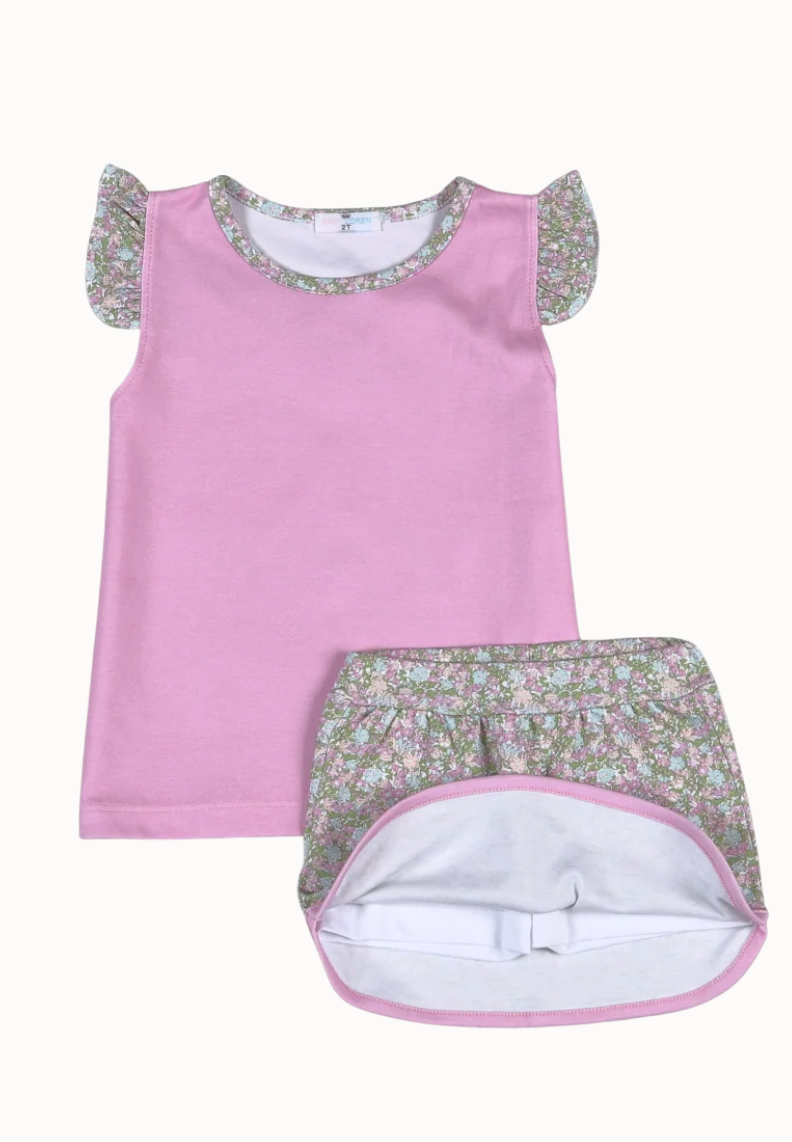 Eve Floral Skort Set