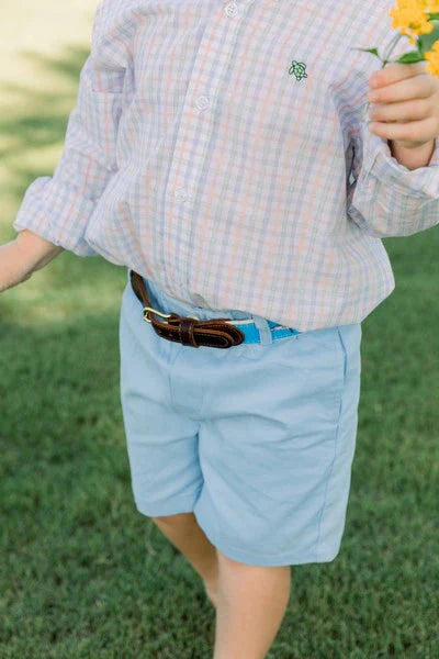 Boys Shorts-Harbour Blue