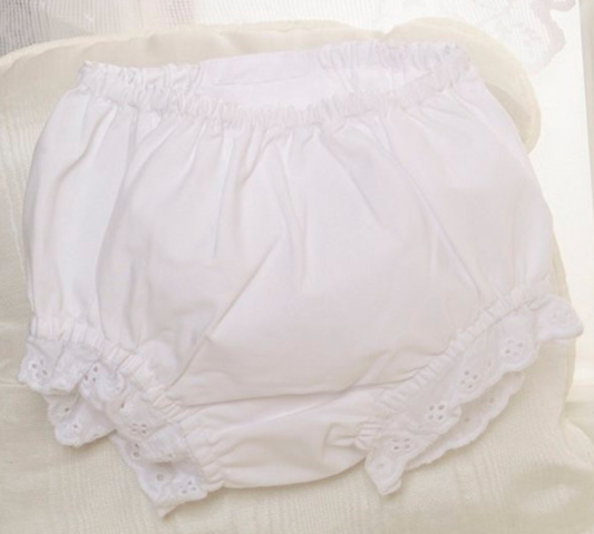 Girl Bloomer w/White Lace