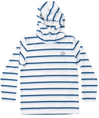 Kid's Pro Performance Hoodie T-shirt – African Pompano Stripe Art