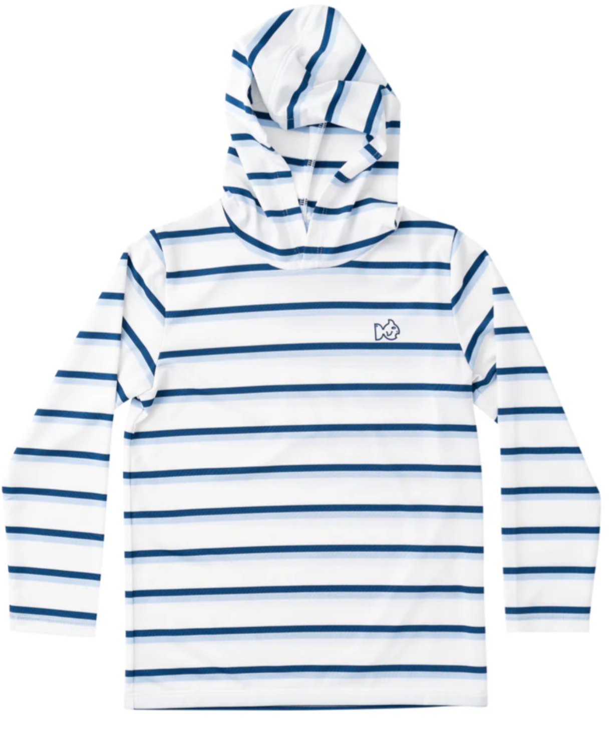 Kid's Pro Performance Hoodie T-shirt – African Pompano Stripe Art