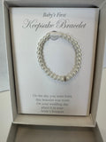 Baby's First Keepsake Pearl Bracelet w/Crystal Accent