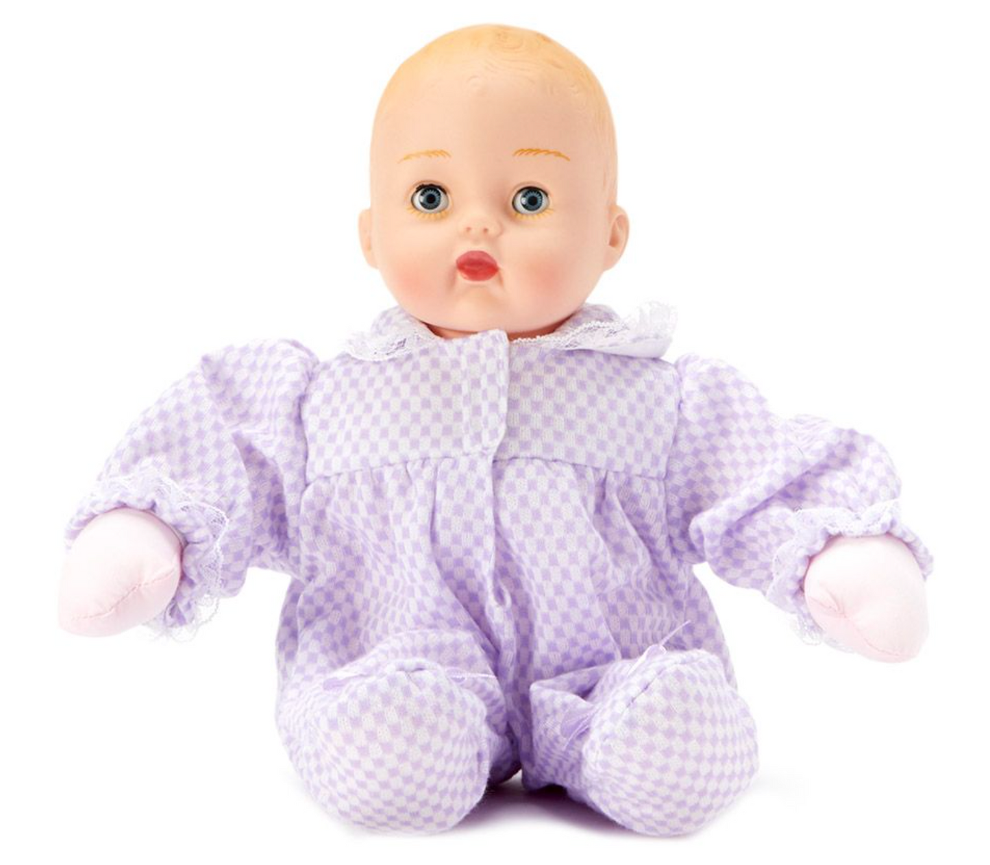 Madame Alexander 12" Lavender Check Huggums