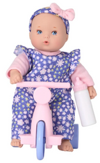 Madame Alexander 8" Little Cuties- Trike Playset