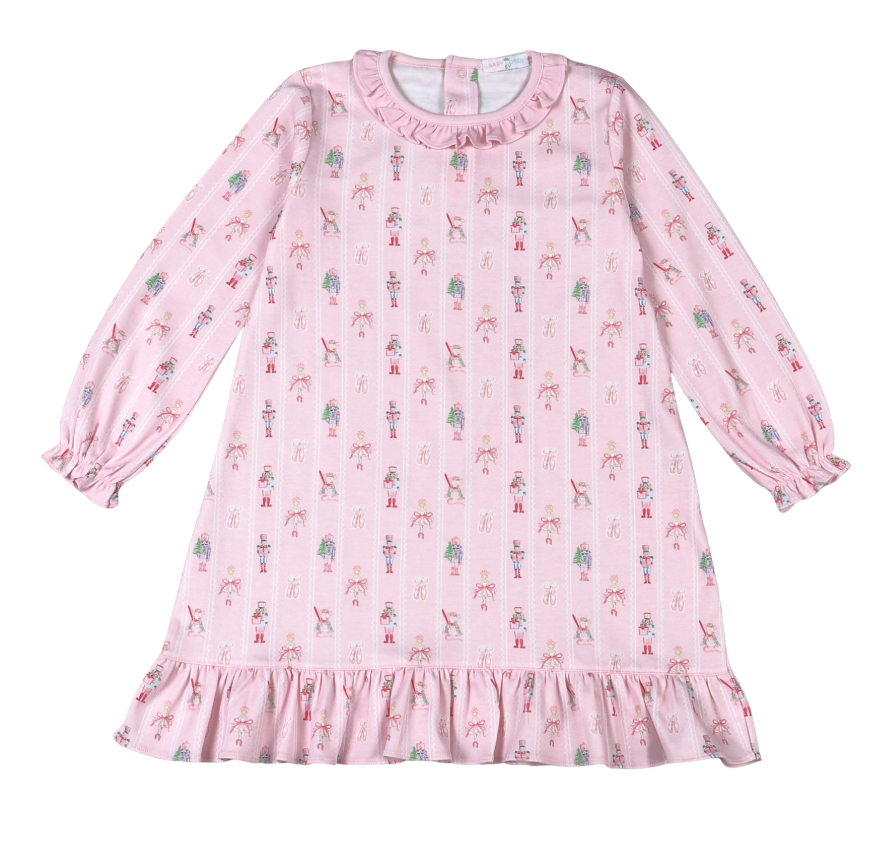 [AI] Pink Nutcracker Pima Dress