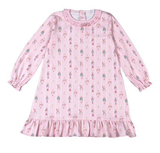 [AI] Pink Nutcracker Pima Dress