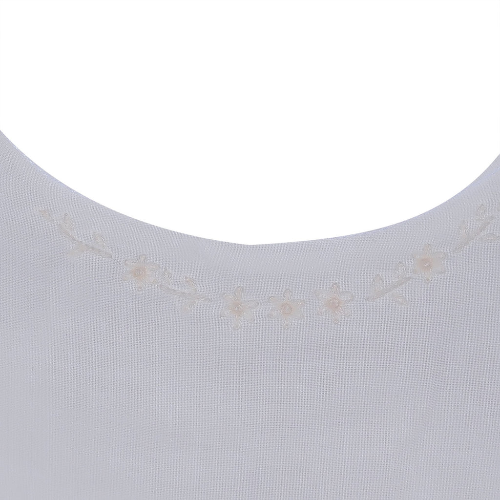 Slip for Heirloom Dress w/ Embroidery