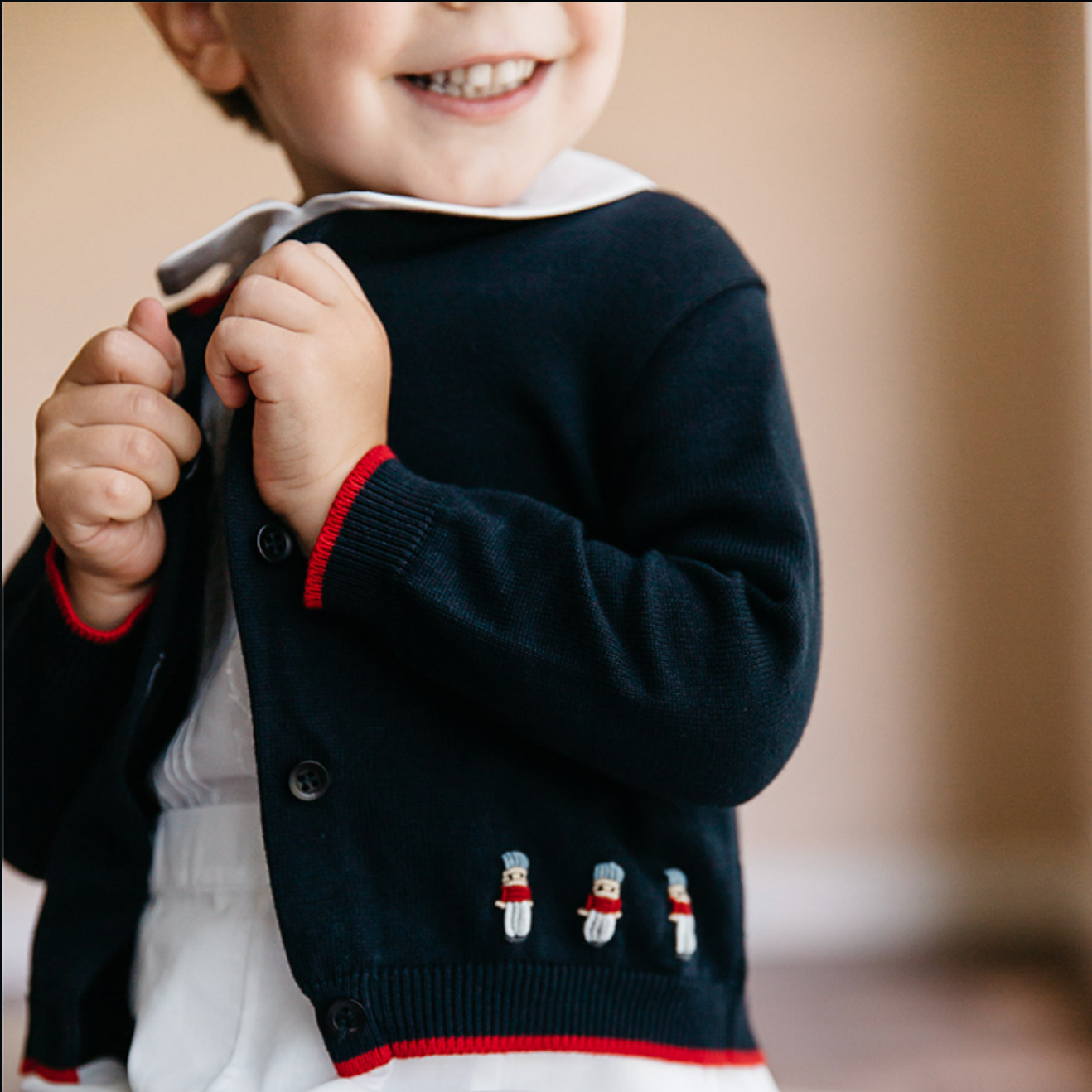 Boy's Soldier Cardigan