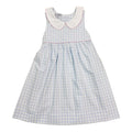 Blue Gingham w/ Pink Ric Rac Dress