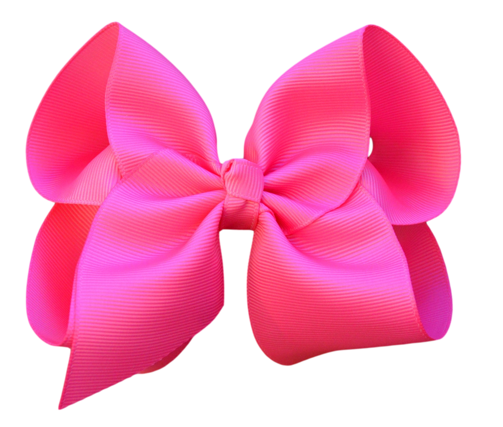 4 inch Solid Grosgrain Bow